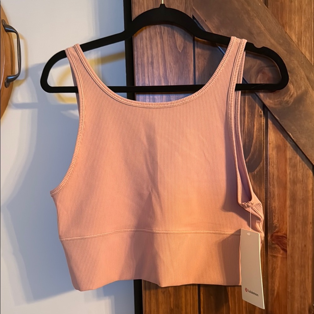 Lululemon power pivot ribbed tank size 12